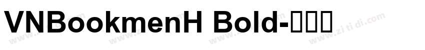 VNBookmenH Bold字体转换